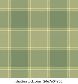 Plaid background texture of textile fabric seamless with a pattern vector check tartan in pastel and light colors.