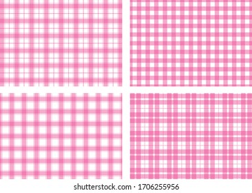 Plaid background vector illustration material collection
