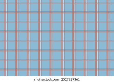 Plaid blue and white background