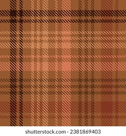 Plaid Brown Tartan Seamless Pattern
