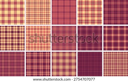 Plaid bundle designed for backyard gatherings, picnics, and outdoor leisure. Coordinated tartan patterns bring timeless appeal to lifestyle projects.