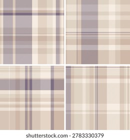 Plaid bundle designed with classic vintage aesthetics. Tartan patterns echo traditional craftsmanship and timeless appeal.