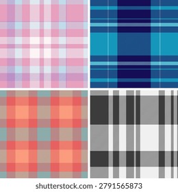 Plaid bundle designed with classic vintage aesthetics. Tartan patterns echo traditional craftsmanship and timeless appeal.