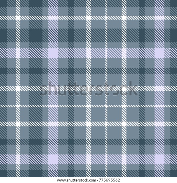 Plaid Check All Over Fabric Print Backgrounds Textures Stock Image