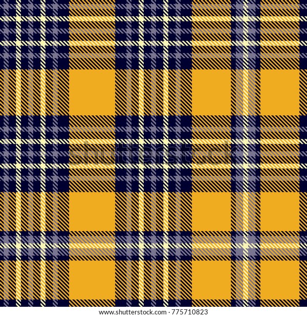 Plaid Check All Over Fabric Print Royalty Free Stock Image