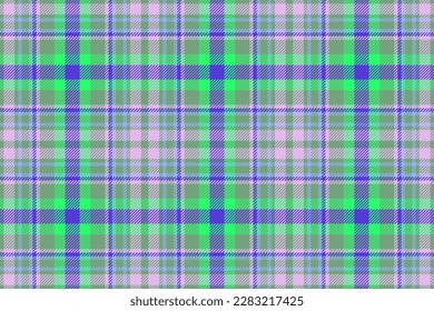 Plaid check background. Texture tartan seamless. Vector fabric pattern textile in blue and light colors.