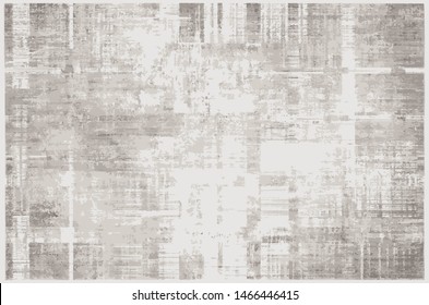 Plaid check patten in beige, brown, white, cream and maroon. Modern vintage effect fabric texture print design for carpet, rug, flooring, blanket digital or weaving pattern