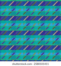 Plaid check patten in blue navy, green and white.Seamless fabric texture for print