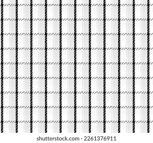 Plaid check patten in brown navy, gray,black and white.Seamless fabric texture for print.