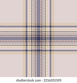 Plaid check pattern in pink. Seamless fabric texture. Tartan textile print design.