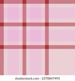 Pintar el patrón de comprobación en rosa. Textura de tela sin fisuras. Diseño de la impresión textil de Tartán.