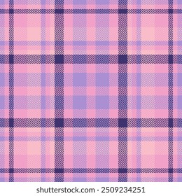 Padrão de xadrez em rosa. Textura de tecido sem costura. Impressão têxtil de tartan.