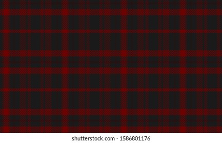 Plaid Check Pattern in Red, Black, and White. Seamless Fabric Texture Print. Can Be Mounted on a Weaving Holster