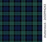 Plaid check pattern. Seamless fabric texture. Tartan textile print design.