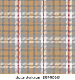 Plaid Check Pattern. Seamless Fabric Texture Print. Can Be Mounted on a Weaving Holster