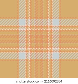 Plaid check pattern. Seamless fabric texture. Tartan textile print design.