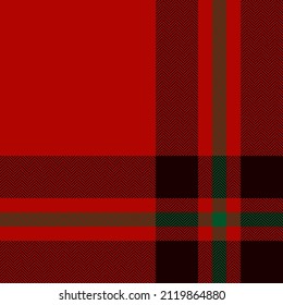 Plaid check pattern. Seamless fabric texture. Tartan textile print design.