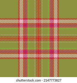 Patrón de comprobación de la posición. Textura de tela sin fisuras. Diseño de la impresión textil de Tartán.