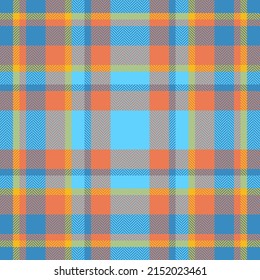 Plaid check pattern. Seamless fabric texture. Tartan textile print design.