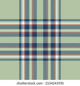 Plaid check pattern. Seamless fabric texture. Tartan textile print design.