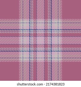 Plaid check pattern. Seamless fabric texture. Tartan textile print design.