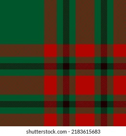 Plaid check pattern. Seamless fabric texture. Tartan textile print design.