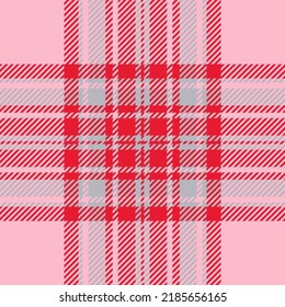 Plaid check pattern. Seamless fabric texture. Tartan textile print design.