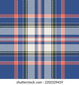 Patrón de comprobación de la posición. Textura de tela sin fisuras. Diseño de la impresión textil de Tartán.