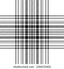 Plaid check pattern. Seamless fabric texture. Tartan textile print design.