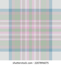 Plaid check pattern. Seamless fabric texture. Tartan textile print design.