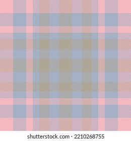 Plaid check pattern. Seamless fabric texture. Tartan textile print design.