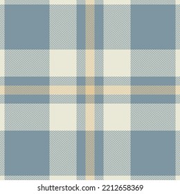 Plaid check pattern. Seamless fabric texture. Tartan textile print design.