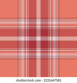 Plaid check pattern. Seamless fabric texture. Tartan textile print design.