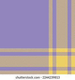 Plaid check pattern. Seamless fabric texture. Tartan textile print design.