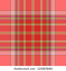 Plaid check pattern. Seamless fabric texture. Tartan textile print design.