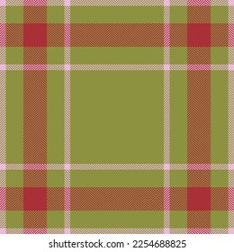 Plaid check pattern. Seamless fabric texture. Tartan textile print design.
