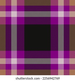 Plaid check pattern. Seamless fabric texture. Tartan textile print design.