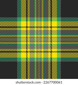 Plaid check pattern. Seamless fabric texture. Tartan textile print design.