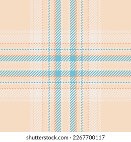 Plaid check pattern. Seamless fabric texture. Tartan textile print design.