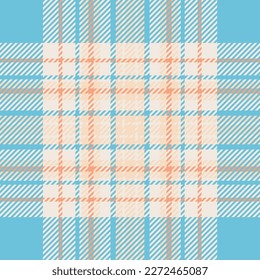 Plaid check pattern. Seamless fabric texture. Tartan textile print design.
