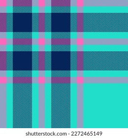 Plaid check pattern. Seamless fabric texture. Tartan textile print design.