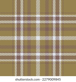 Plaid check pattern. Seamless fabric texture. Tartan textile print design.