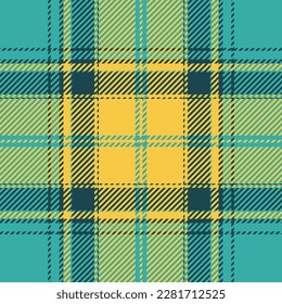 Plaid check pattern. Seamless fabric texture. Tartan textile print design.