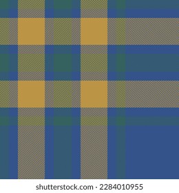 Plaid check pattern. Seamless fabric texture. Tartan textile print design.
