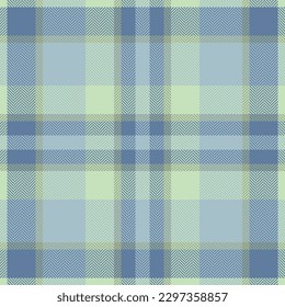 Plaid check pattern. Seamless fabric texture. Tartan textile print design.