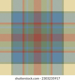 Plaid check pattern. Seamless fabric texture. Tartan textile print design.