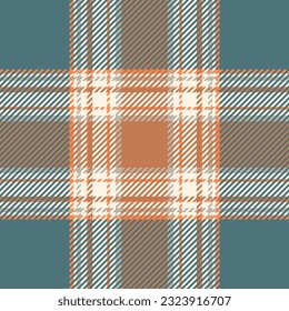 Plaid check pattern. Seamless fabric texture. Tartan textile print design.