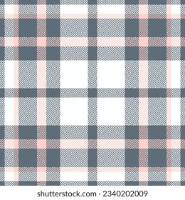 Plaid check pattern. Seamless fabric texture. Tartan textile print design.