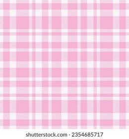 Plaid check pattern. Seamless fabric texture. Tartan textile print design.