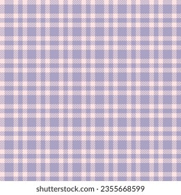 Plaid check pattern. Seamless fabric texture. Tartan textile print design.